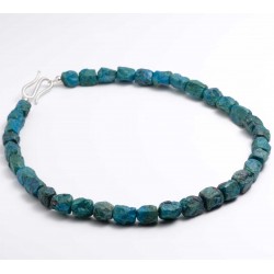 Kette, Chrysokoll Nuggets, 925- Silber