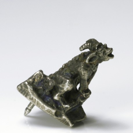 Badge, gargoyle, 925 silver