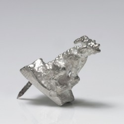 Ohrstecker, Wasserspeier, 925- Silber, weiß