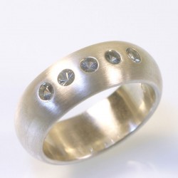 Ring, 925- Silber, 5 Turmaline