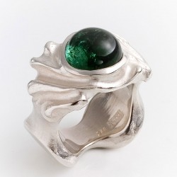 Ring, 925- Silber, Turmalin