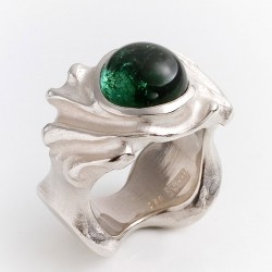  Ring, 925 silver, tourmaline