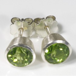 Ohrstecker, 925- Silber, Peridot