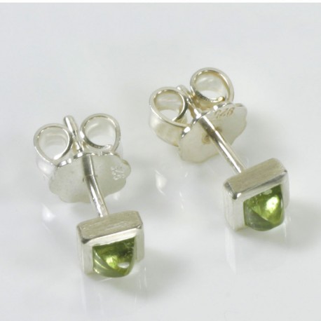 Ohrstecker, 925- Silber, Peridot