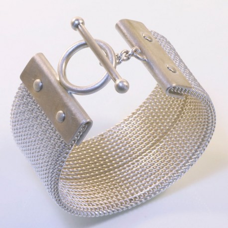 Armreif, 925- Silber, Milanaise Armreif, 925- Silber, Milanaise