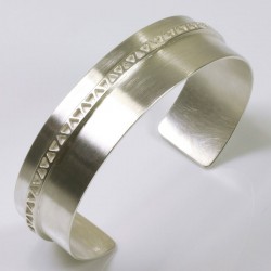  Bangle, 925- silver, ZZ ornament