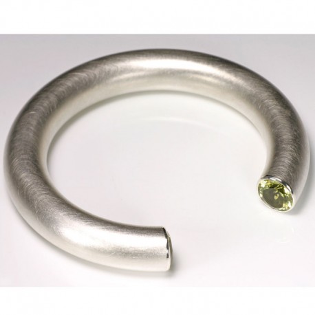 Armreif, 925- Silber, Lemoncitrine Armreif, 925- Silber, Lemoncitrine