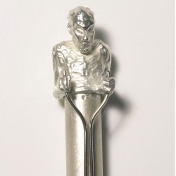 Luxuriöses Schreibgerät  Wünschelrute, 925- Silber