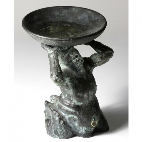 Kerzenmonster, Bronze, sitzend