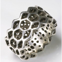  Ring, 925 silver, lace