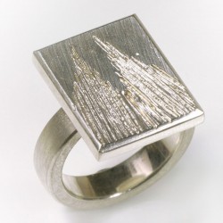  Cologne Cathedral Ring, 925- silver