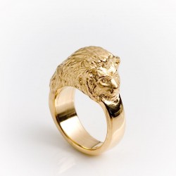Löwenring, 750- Gold