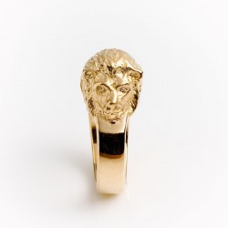  Lion ring, 750 gold