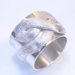  Knot ring, 925 silver