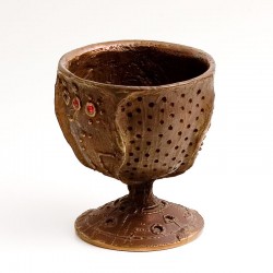 Kelch, Bronze, Amethyste Kelch, Bronze, Amethyste