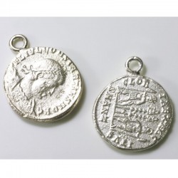 Charm Anhänger römische Münze, 925- Silber