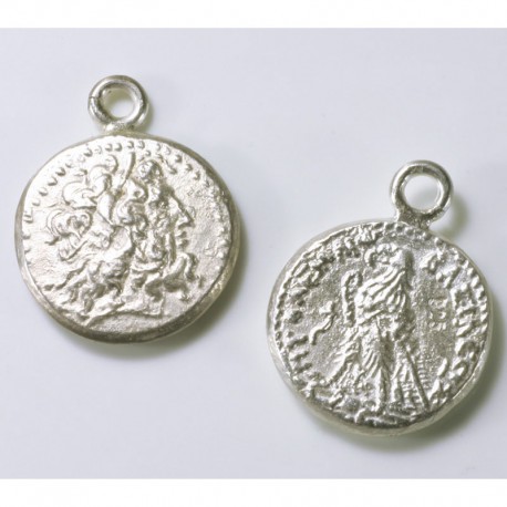 Charm pendant Roman coin, 925- silver Charm pendant Roman coin, 925- silver