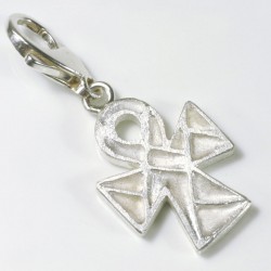  Charm pendant Coptic cross, 925- silver