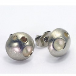  Stud earrings, 925 silver
