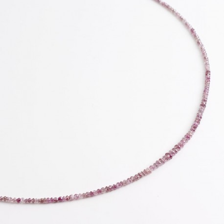 Kette, Diamant, rosé natur, 750- Gold