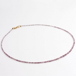 Kette, Diamant, rosé natur, 750- Gold