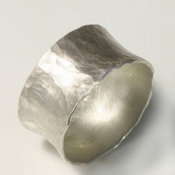 Ring, 925- Silber, Konkav