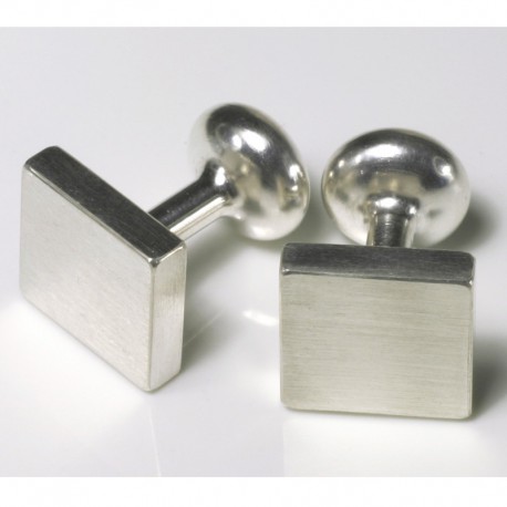  Cufflinks, 925 silver, squares