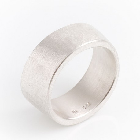  Ring, bone, 925 silver