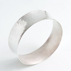  Bangle, 925- silver, concave