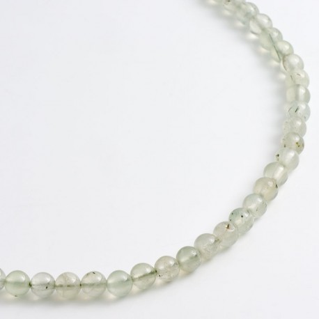Kette, Prehnit, 925- Silber