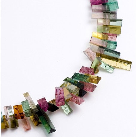  Tourmaline necklace, 925 silver