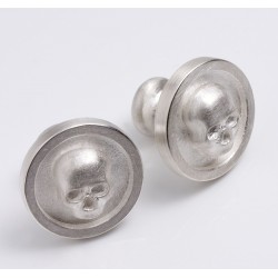 Manschettenknöpfe, 925- Silber, Totenkopf