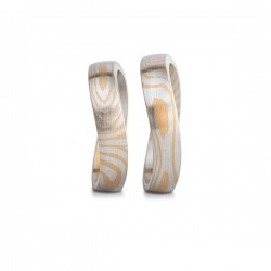 Trauringe Mokume-Gane