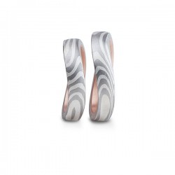 Trauringe Mokume-Gane