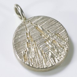 Anhänger Kölner Dom, 925- Silber, rund