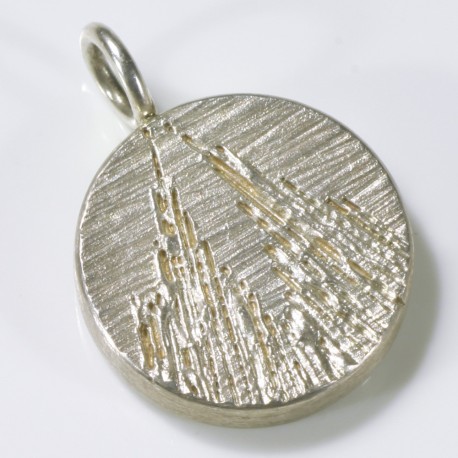 Anhänger Kölner Dom, 925- Silber, rund