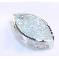  Pendant, 925 silver, aquamarine