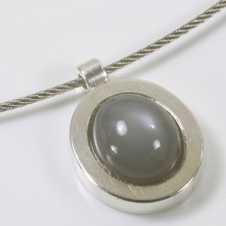  Pendant, 925 silver, moonstone