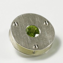  Pendant, 925 silver, peridot