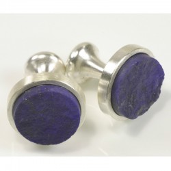 Manschettenknöpfe, 925- Silber, Lapislazuli