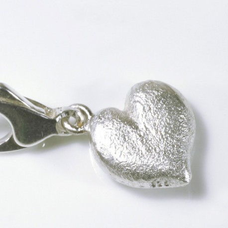 Charm pendant heart, 925- silver