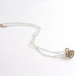  "Octopus" pendant, 925 silver, prasiolite
